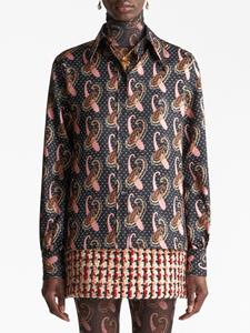 ETRO Zijden blouse - Blauw