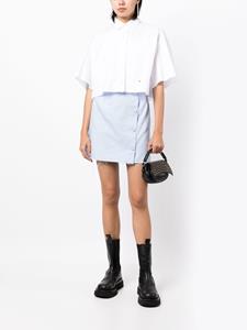 rafsimons Raf Simons Rok met franje zoom - Blauw