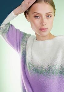 STREET ONE Sweatshirt shaded feather yarn sweater