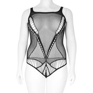 NORTIE Augusta Kruisloze Bodystocking Plus Size