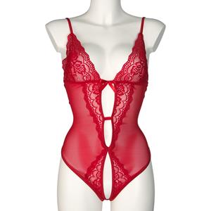 NORTIE Vilja Red Lace Kruisloze Body
