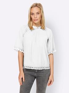 Blouse in wit van heine