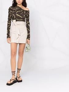 Nanushka Mini-rok met A-lijn - Beige