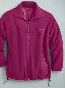 Fleecevest in fuchsia van heine