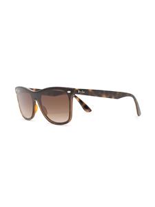 Ray-Ban Wayfarer zonnebril met schildpadschild design - Bruin