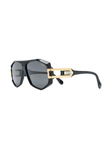 Cazal geometric aviator sunglasses - Zwart