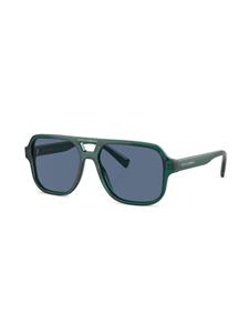 dolce&gabbanakids Dolce & Gabbana Kids Zonnebril met vierkant montuur - Groen