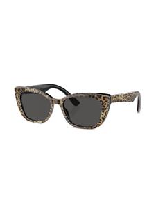 dolce&gabbanakids Dolce & Gabbana Kids Zonnebril met cat-eye montuur - Zwart