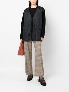 ASPESI Button-up vest - Zwart