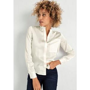 HECHTER PARIS Zijden blouse met voorvakje