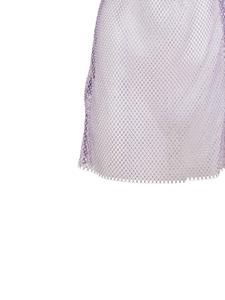 fleurdumal Fleur Du Mal Verfraaide visnet mini-rok - Paars