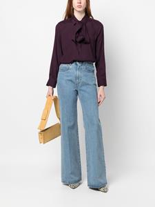 PAULA Blouse met lange mouwen - Paars