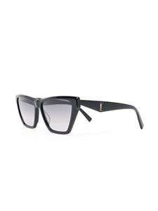 saintlaurenteyewear Saint Laurent Eyewear Zonnebril met vierkant montuur - Zwart