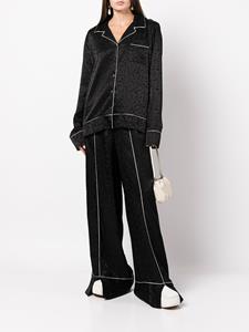 rosettagetty Rosetta Getty Blouse met lange mouwen - Zwart
