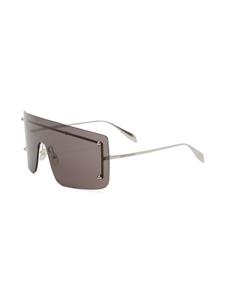 alexandermcqueeneyewear Alexander McQueen Eyewear Zonnebril met schild montuur - Grijs