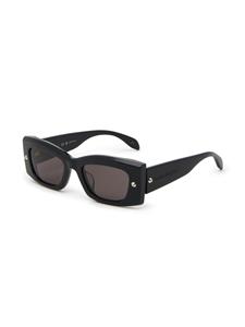 alexandermcqueeneyewear Alexander McQueen Eyewear Spike Studs zonnebril met rechthoekig montuur - Zwart