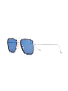 ditaeyewear Dita Eyewear Flight zonnebril met vierkant montuur - Zilver