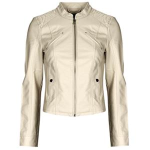 Damesjas Vero Moda Favodona kunstleer in havermout