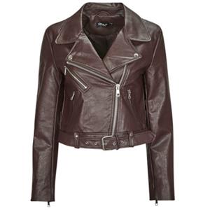 ONLY Lederimitatjacke "ONLNEWVERA FAUX LEATHER BIKER CC OTW", mit vielen Biker Details