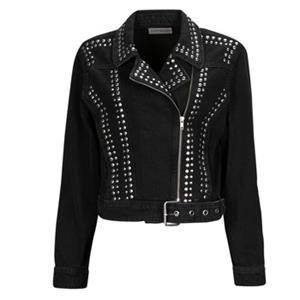 Only Leren Jas  ONLGILLA LS STUD DNM BIKER JACKET CRO