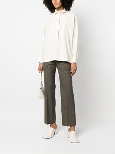 Baserange Zijden blouse - Beige