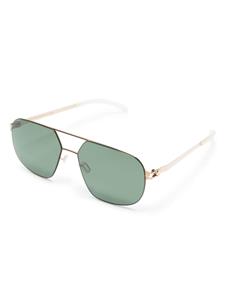 Mykita Zonnebril met piloten montuur - Goud