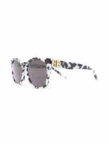 Balenciaga Eyewear Dynasty zonnebril met vierkant montuur - Wit