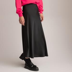 LA REDOUTE COLLECTIONS Wijd uitlopende lange rok in mat satijn, Signature MARION