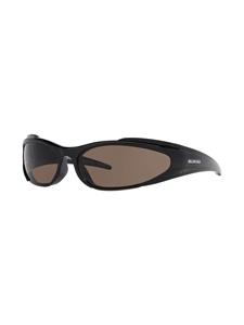 balenciagaeyewear Balenciaga Eyewear Zonnebril met rechthoekig montuur - Zwart