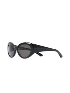 balenciagaeyewear Balenciaga Eyewear Zonnebril met logoprint - Bruin