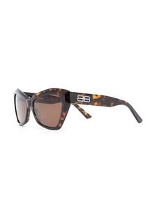 balenciagaeyewear Balenciaga Eyewear Zonnebril met vlinder montuur - Bruin