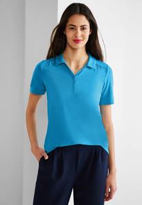 STREET ONE Poloshirt, in Unifarbe
