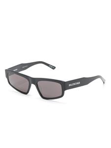 Balenciaga Eyewear logo-print square-frame sunglasses - Zwart