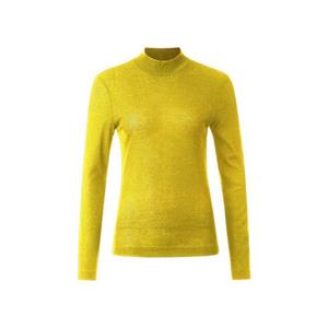 Rich & Royal T-Shirt EcoVero Rib Lurex Turtleneck Longsl