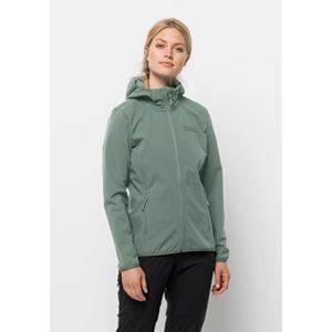 Jack Wolfskin Bornberg Softshell Jas Dames Middengroen