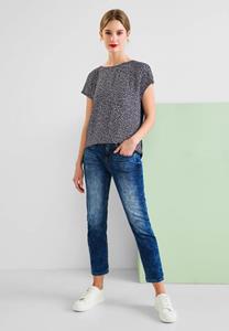 STREET ONE T-Shirt, mit Minimal Muster