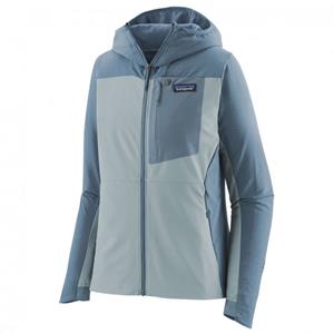 Patagonia R1 Crossstrata Hoody Jas Lichtblauw/Middenblauw