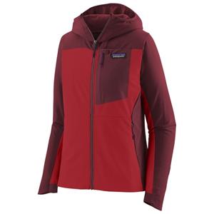 Patagonia  Women's R1 CrossStrata Hoody - Softshelljack, rood