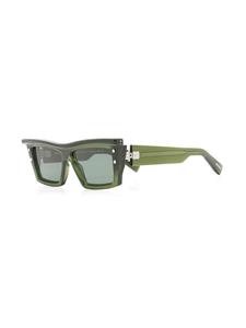 Balmain Eyewear Zonnebril met vierkant montuur - Groen