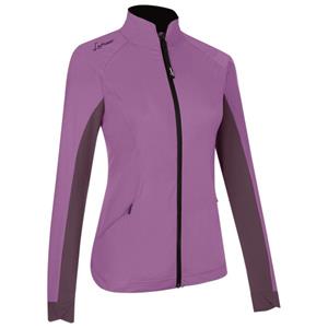 LaMunt - Women's Eliana Hybrid Wind Jacket - Softshelljack, purper
