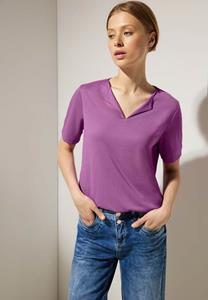 STREET ONE Shirttop in zijde-look