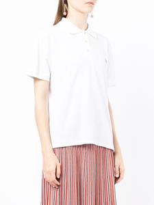 pspaulsmith PS Paul Smith Poloshirt met zebrapatch - Wit