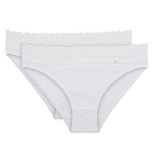 DIM Set van 2 slips Coton Stretch Féminine