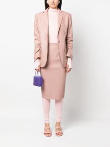 High waist kokerrok - Beige