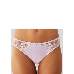 Lascana Tanga van gebloemd kant in stijlvol transparante look