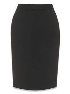 saintlaurent Saint Laurent Gebreide kokerrok - Zwart