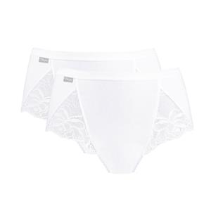 Playtex Set van 2 midi slips in katoen en kant