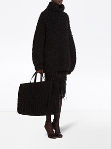 dolce&gabbana Dolce & Gabbana Kokerrok met kralen - Zwart