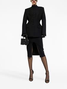 dolce&gabbana Dolce & Gabbana High waist kokerrok - Zwart