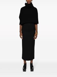 yohjiyamamoto Yohji Yamamoto High waist kokerrok - Zwart